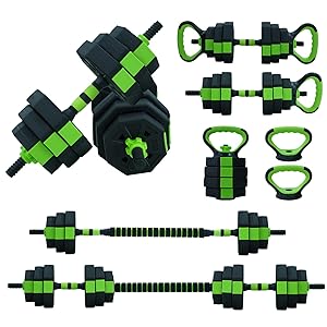 66lbs/88lbs Weight 4 in 1 Adjustable Kettlebell Set Dumbbell Set for GYM Home