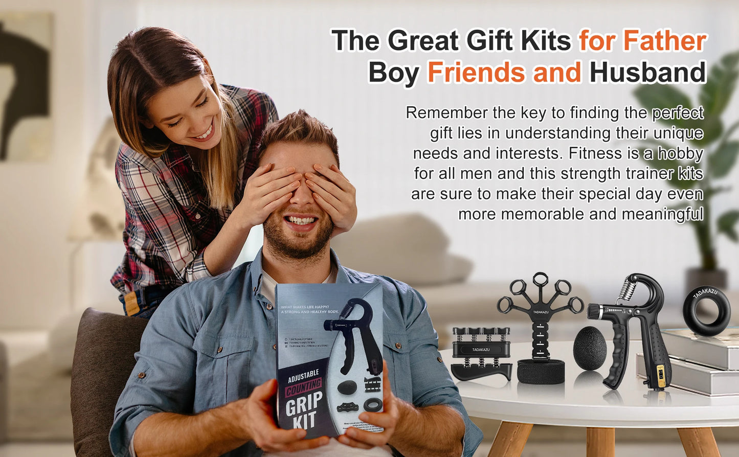 Grip Trainer Kit: Adjustable Hand Gripper,Finger/Hand Exercisers