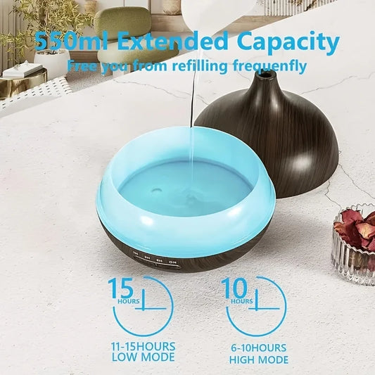 500ml Air Humidifier for Home Essential Oil Diffuser Aromatherapy Machine