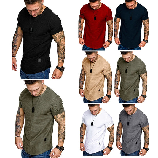 Men's Solid o Neck t-Shirt