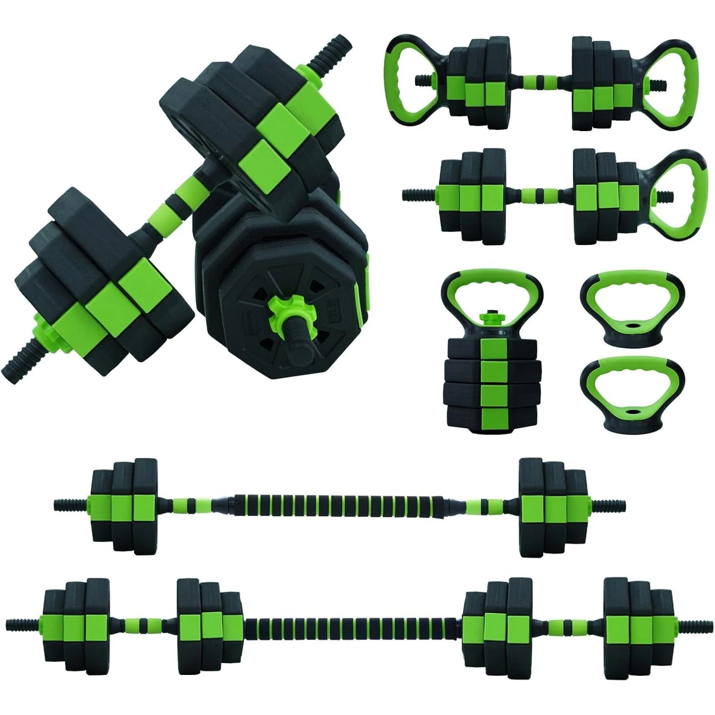 66lbs/88lbs Weight 4 in 1 Adjustable Kettlebell Set Dumbbell Set for GYM Home