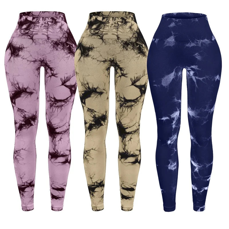 3 Piece Workout Leggings Sets for Women High Waisted