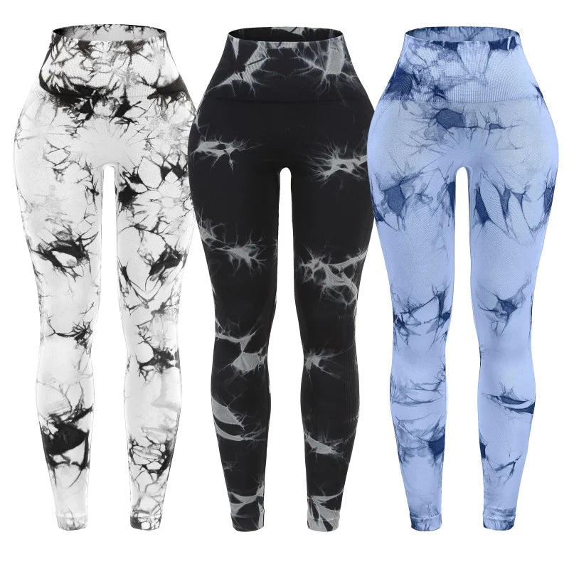 3 Piece Workout Leggings Sets for Women High Waisted