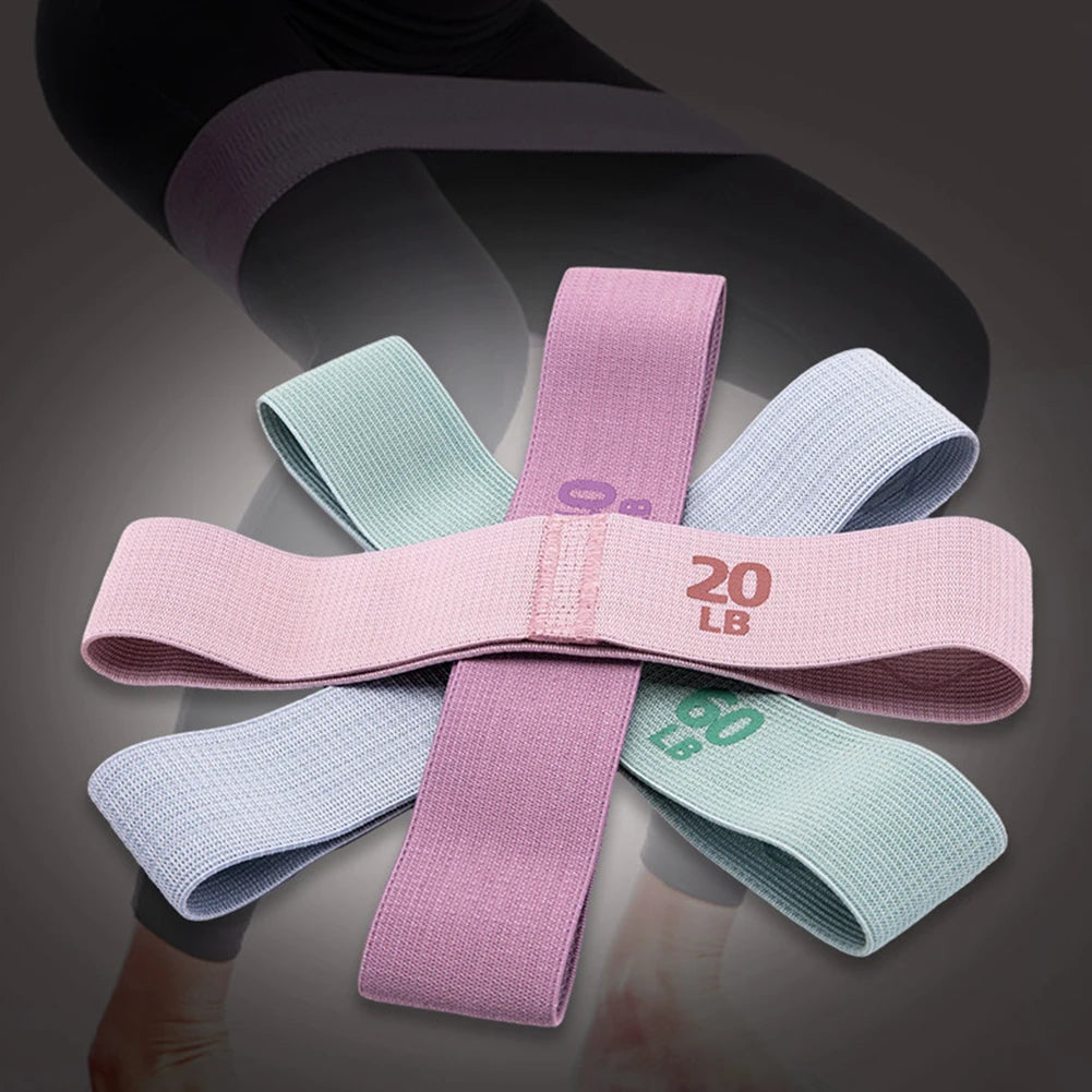 Hip Resistance Bands Anti-Slip Stretch Fitness Strips