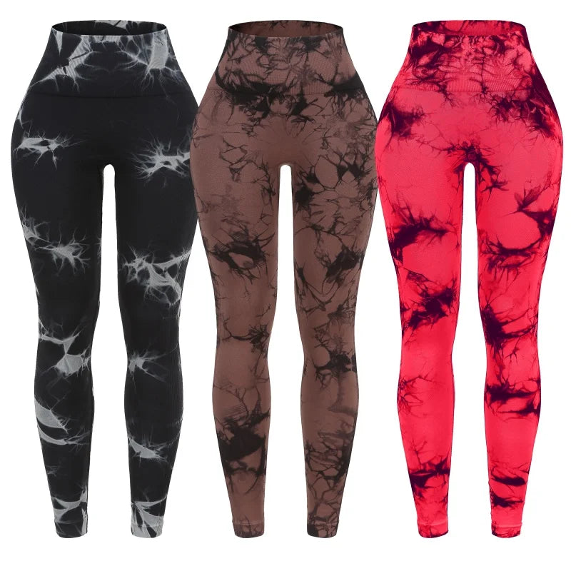 3 Piece Workout Leggings Sets for Women High Waisted
