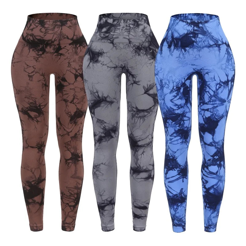 3 Piece Workout Leggings Sets for Women High Waisted