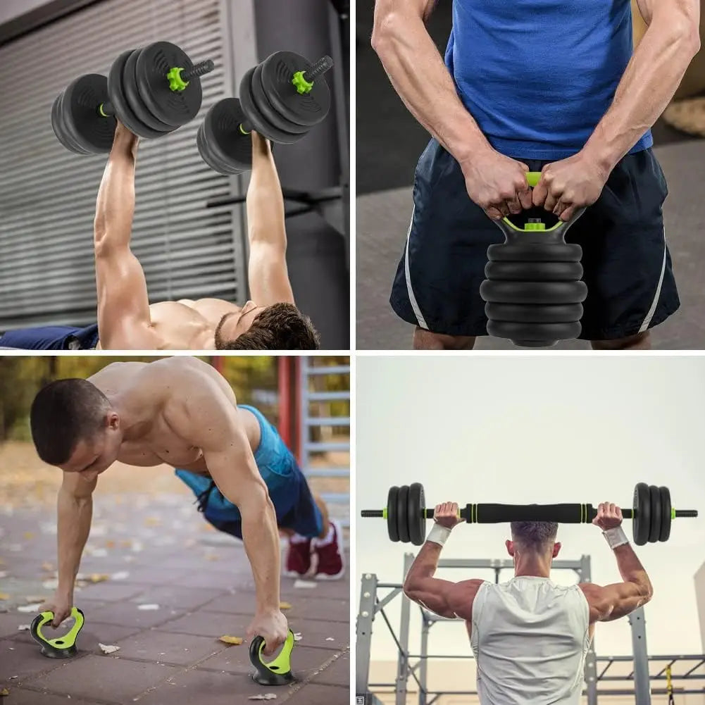 66lbs/88lbs Weight 4 in 1 Adjustable Kettlebell Set Dumbbell Set for GYM Home