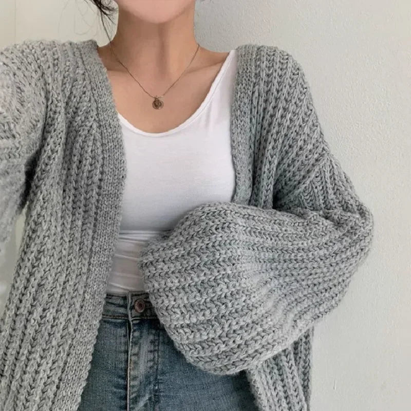 New Chic Fashion Short Cardigans Knitted Poncho Women Summer