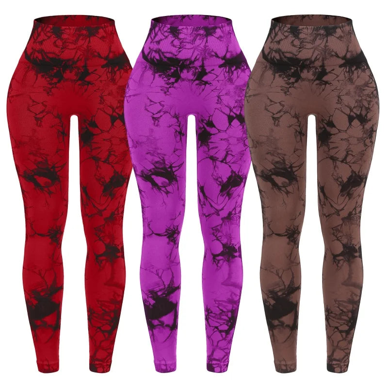 3 Piece Workout Leggings Sets for Women High Waisted