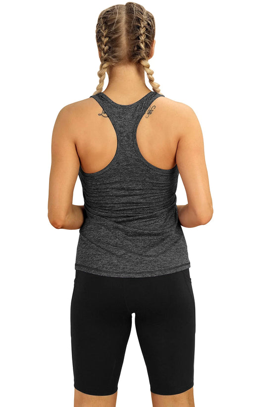 3 Pcs Women Sport tank Tops Loose Tops Quick Dryt
