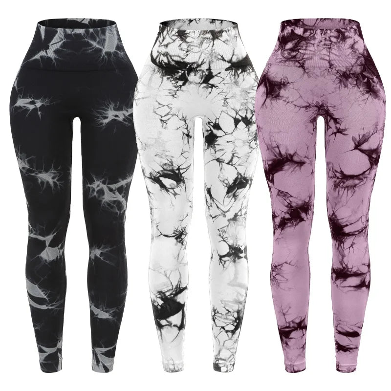 3 Piece Workout Leggings Sets for Women High Waisted