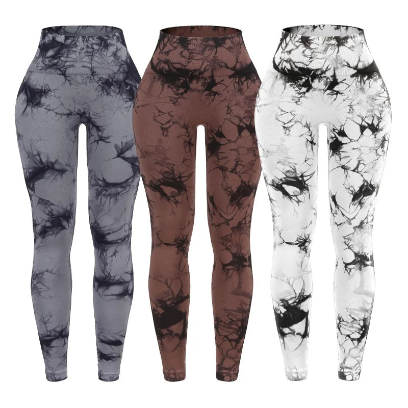 3 Piece Workout Leggings Sets for Women High Waisted