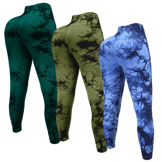 3 Piece Workout Leggings Sets for Women High Waisted