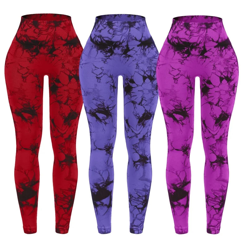 3 Piece Workout Leggings Sets for Women High Waisted