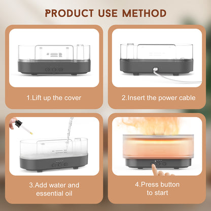 Light Aromatherapy Diffuser Super Quiet Auto Shut-Off