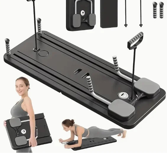 Pilates Reformer Set, Multi-Purpose Foldable Pilates