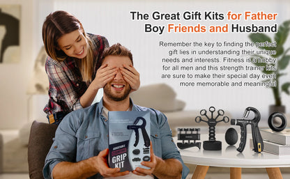 Grip Trainer Kit: Adjustable Hand Gripper,Finger/Hand Exercisers