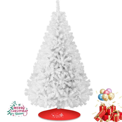 7ft/8ft Artificial Christmas Tree with Snow Flocked