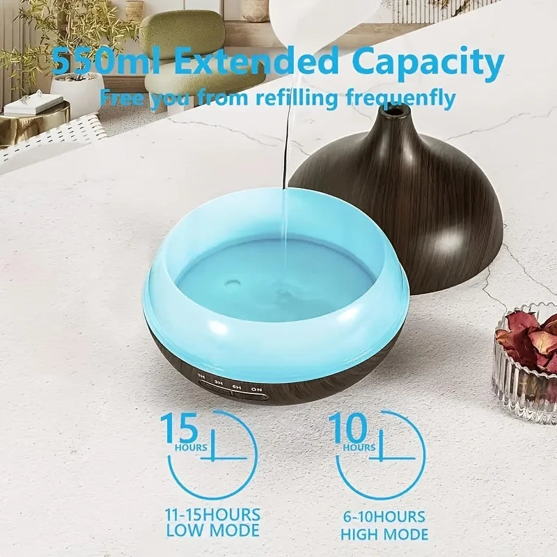 500ml Air Humidifier for Home Essential Oil Diffuser Aromatherapy Machine