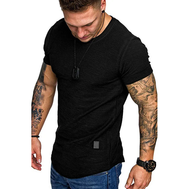 Men's Solid o Neck t-Shirt