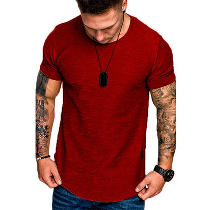 Men's Solid o Neck t-Shirt