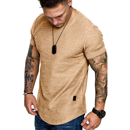 Men's Solid o Neck t-Shirt