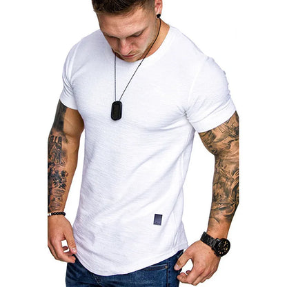 Men's Solid o Neck t-Shirt