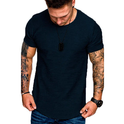 Men's Solid o Neck t-Shirt