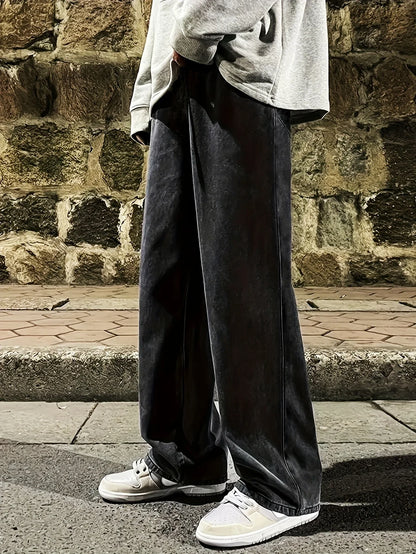 Men's Regular Fit Multi-Pocket Jeans -