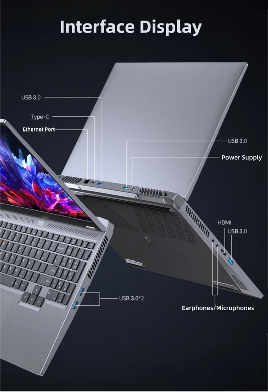 16.1" intel core i7-8750H GTX1050 gaming laptops portable notebook