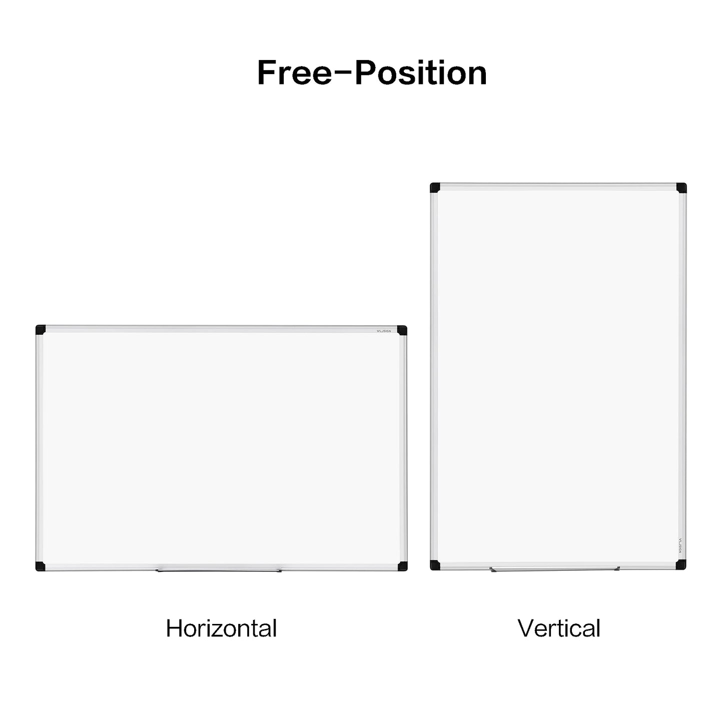 Deli 36"x24" Dry Erase Board set,Durable Dry-Erase for Office, Classroom, and Home Organization