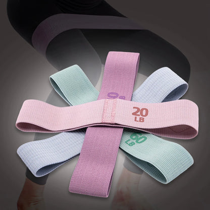 Hip Resistance Bands Anti-Slip Stretch Fitness Strips