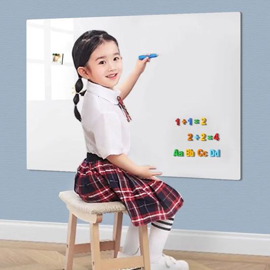 Magnetic White Board Sticker Include Marker Magnet Eraser Magnetic Whiteboard Contact Paper Removable Whiteboard Stick on Wall