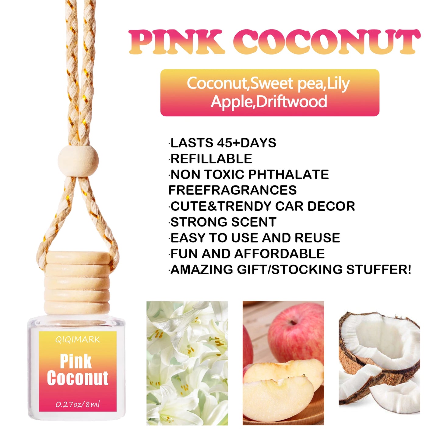 Car aromatherapy suspension car  bottle