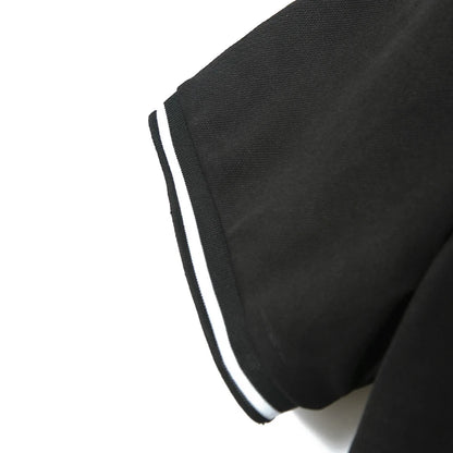 Men s Casual Short Sleeve Button Down Shirt with Turn-down Collar Solid Color Summer Top for Daily Wear and Outings