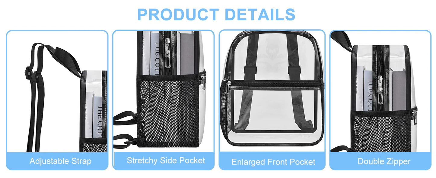 Stadium Approved Clear Mini Backpack