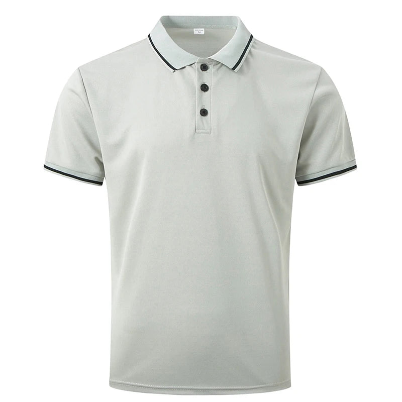 Men s Casual Short Sleeve Button Down Shirt with Turn-down Collar Solid Color Summer Top for Daily Wear and Outings