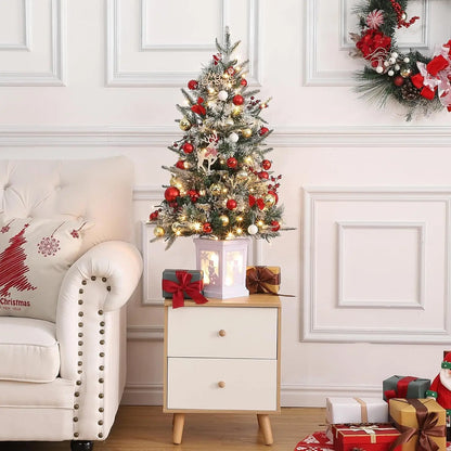 3 ft Tabletop Christmas Tree, Pre-lit Xmas Tree