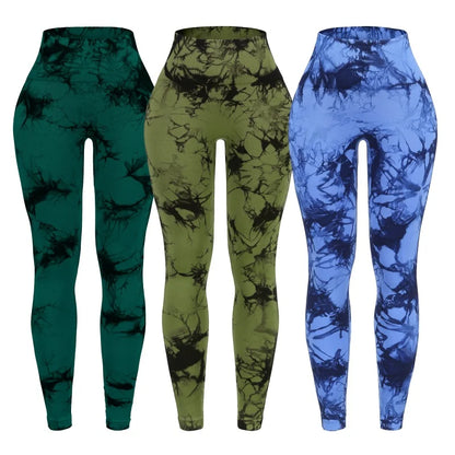3 Piece Workout Leggings Sets for Women High Waisted