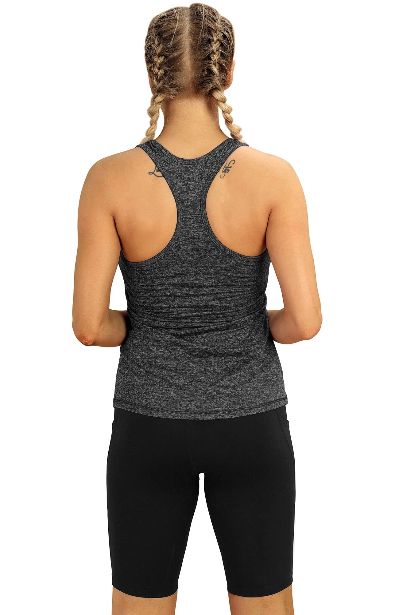 3 Pcs Women Sport tank Tops Loose Tops Quick Dryt