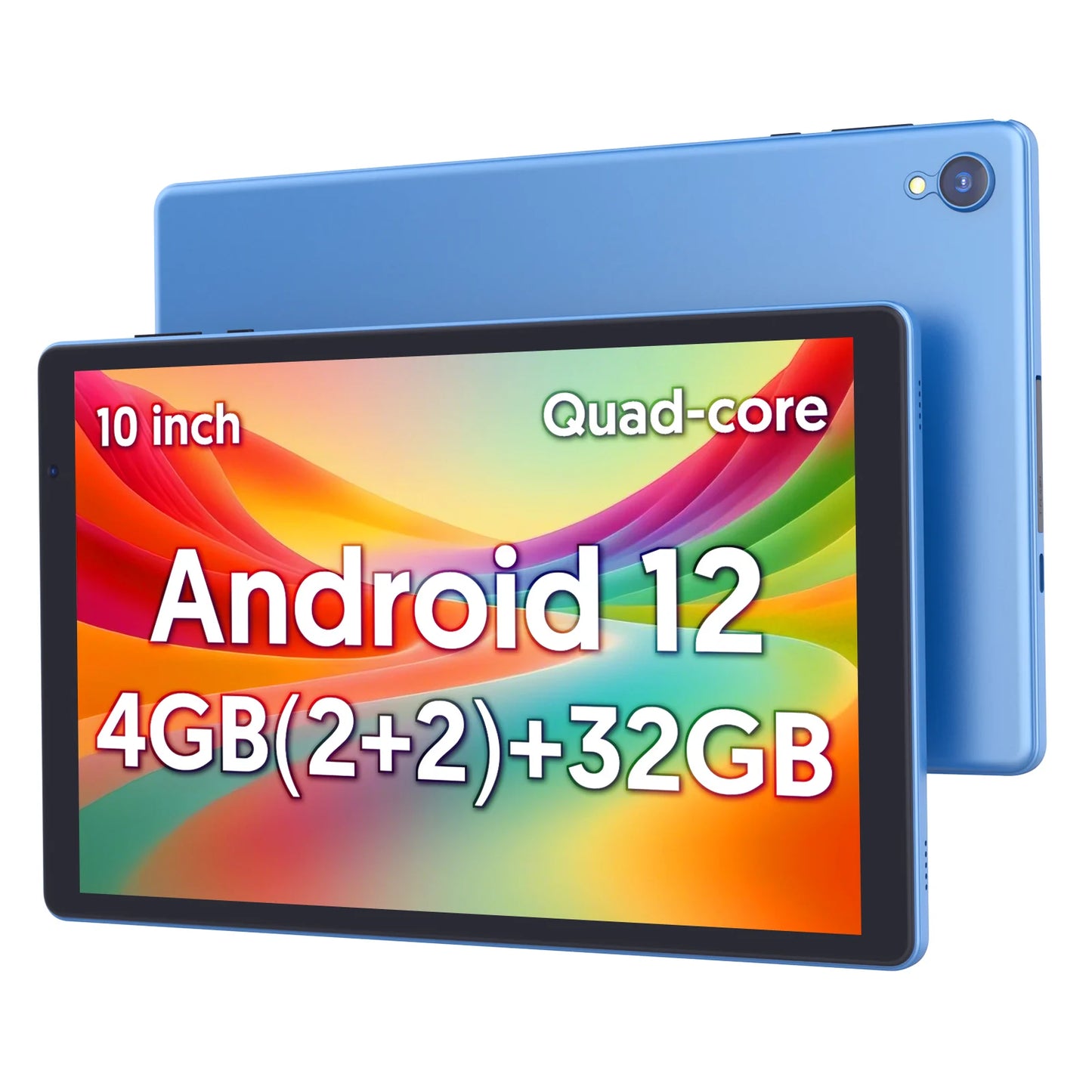 10-inch Android tablet, 4GB (2g+2g memory expansion) RAM+32GB ROM,