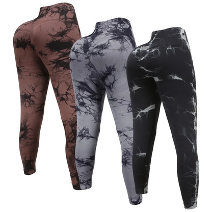 3 Piece Workout Leggings Sets for Women High Waisted
