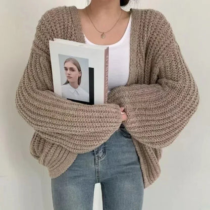 New  Chic Fashion Short Cardigans Knitted Poncho Women Summer