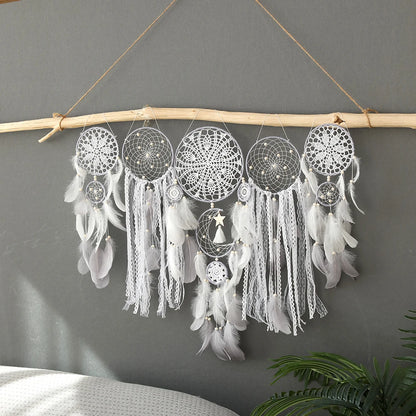 5pcs Bohemian Dreamcatcher Set - Large Wall Hanging