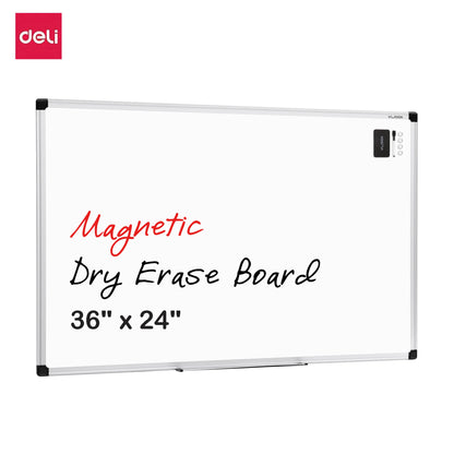 Deli 36"x24" Dry Erase Board set,Durable Dry-Erase for Office, Classroom, and Home Organization