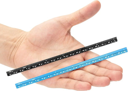 6 Inch, 2 Pack, Pocket Size Ruler, Small Architectural Scale