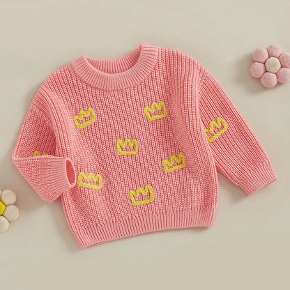 Infant Cable Knit Cardigans with Button Closure and Bear Applique Warm