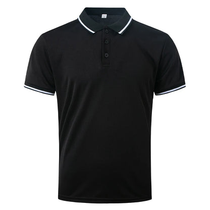 Men s Casual Short Sleeve Button Down Shirt with Turn-down Collar Solid Color Summer Top for Daily Wear and Outings