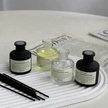 50ml Aromatherapy Essential Oil Flameless Freesia Jasmin Oil with Reed Diffuser