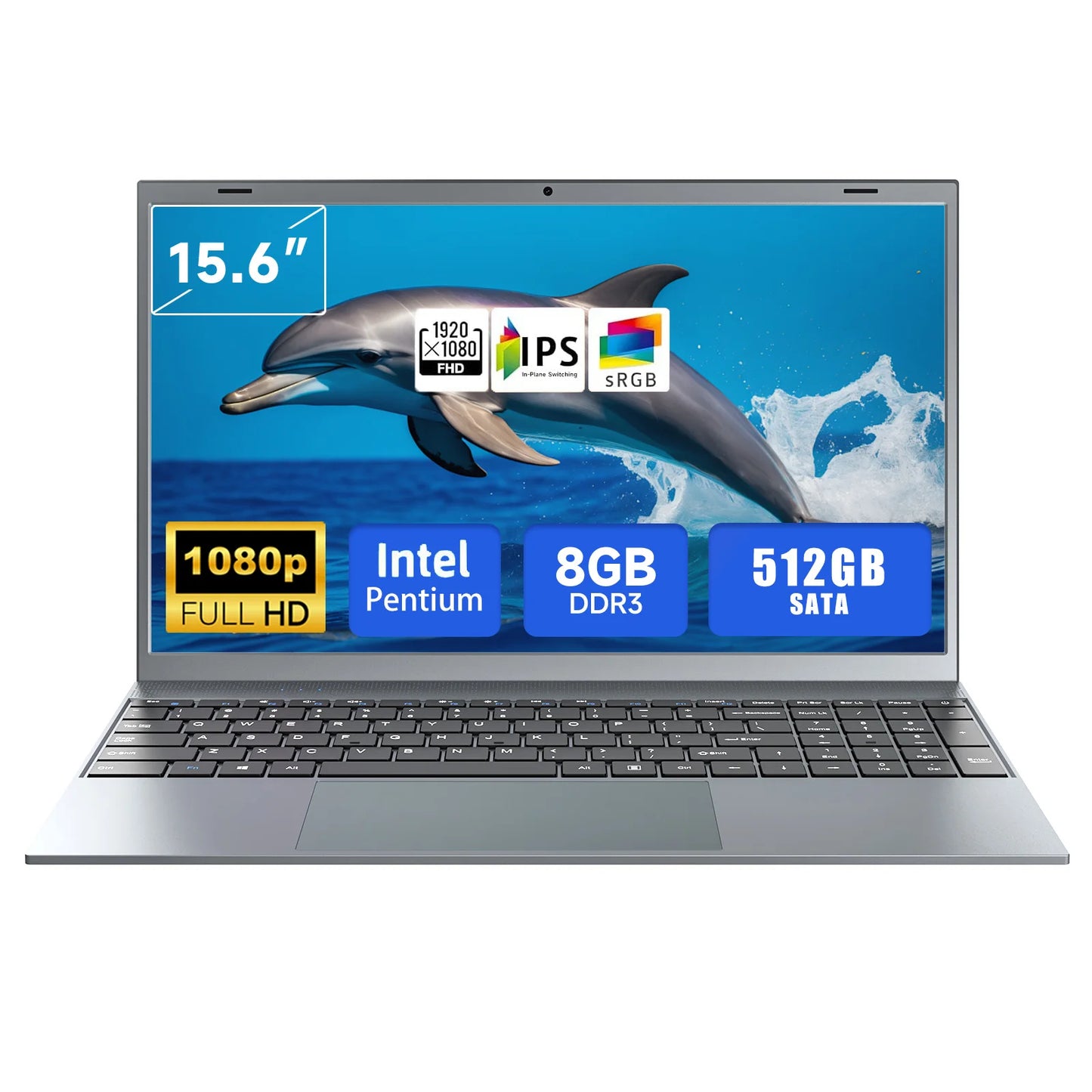 15.6 Inch Laptop J3710 8GB RAM 256GB